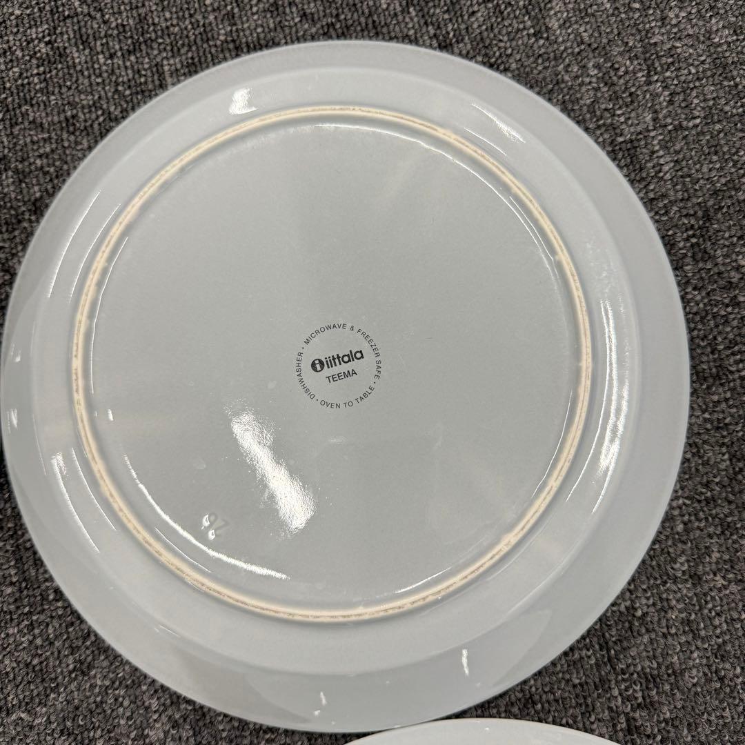 イッタラ　ティーマ　26 グレー　4枚セット　大皿　プレート