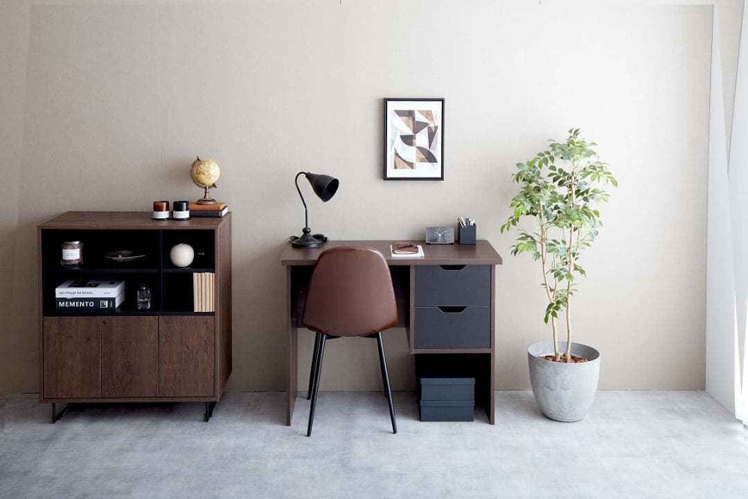 【新品・送料無料】ニーナ【Nina】引き出し付デスク幅100cm