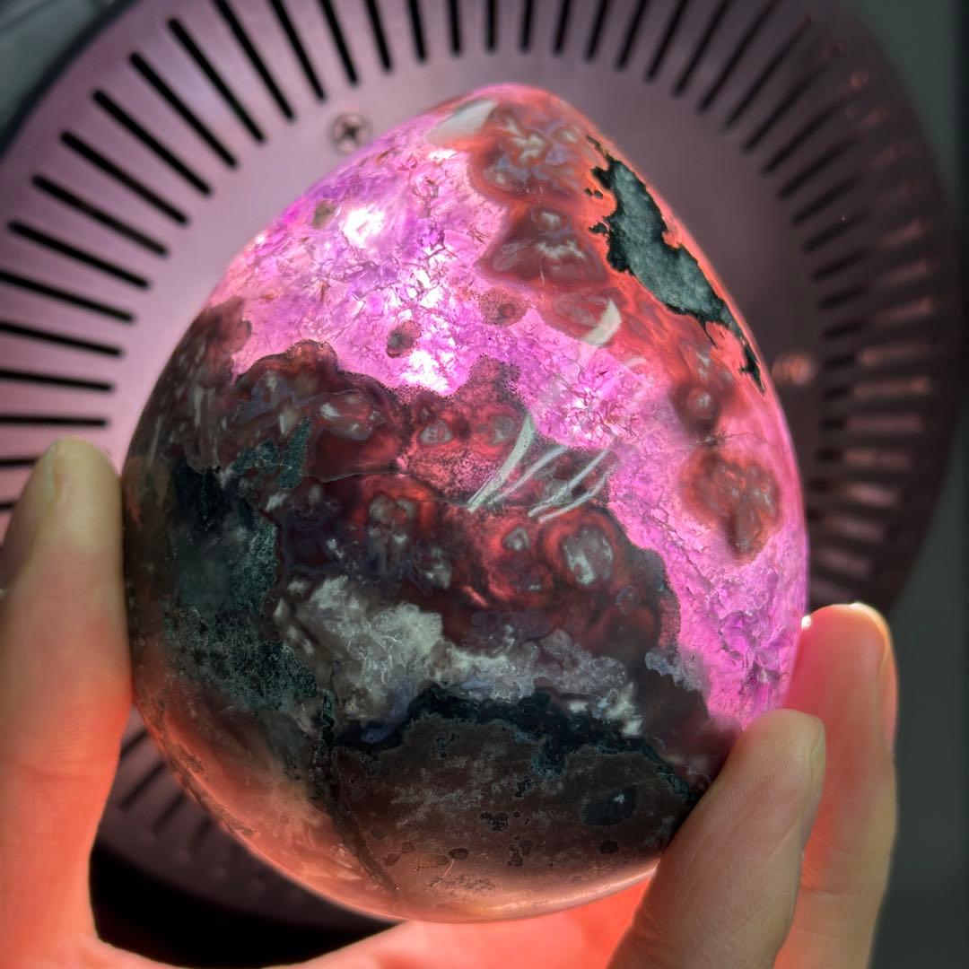 ウルグアイ産❣️【高品質】天然石 アメジストのドーム　置物G.301