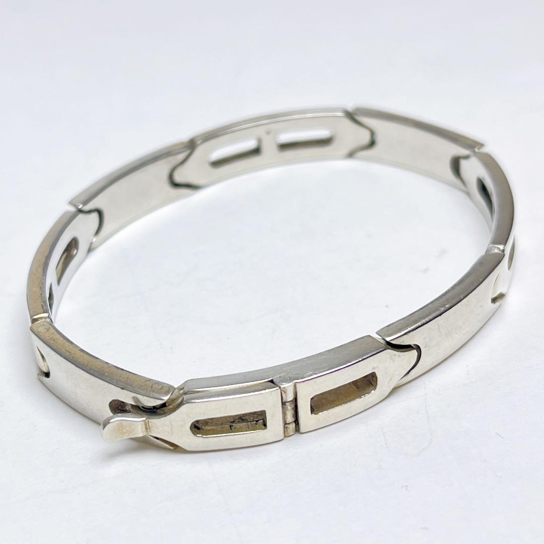 グッチ　ヴィンテージ　プレート　リンク　ブレスレット　925 ユニセックス