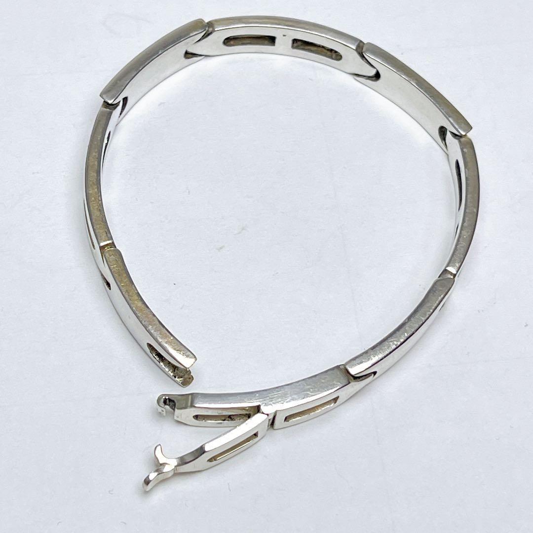 グッチ　ヴィンテージ　プレート　リンク　ブレスレット　925 ユニセックス