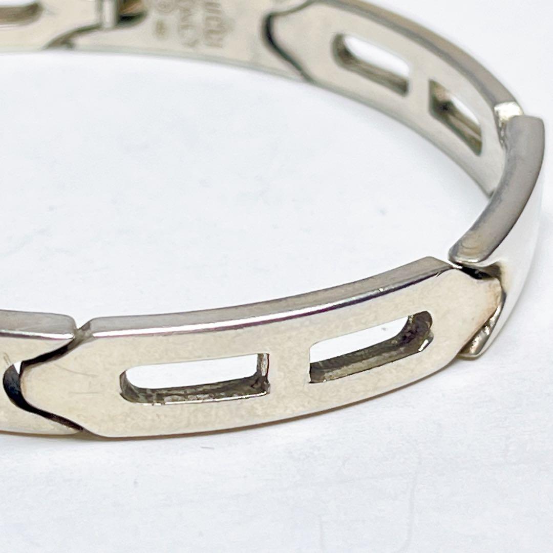 グッチ　ヴィンテージ　プレート　リンク　ブレスレット　925 ユニセックス