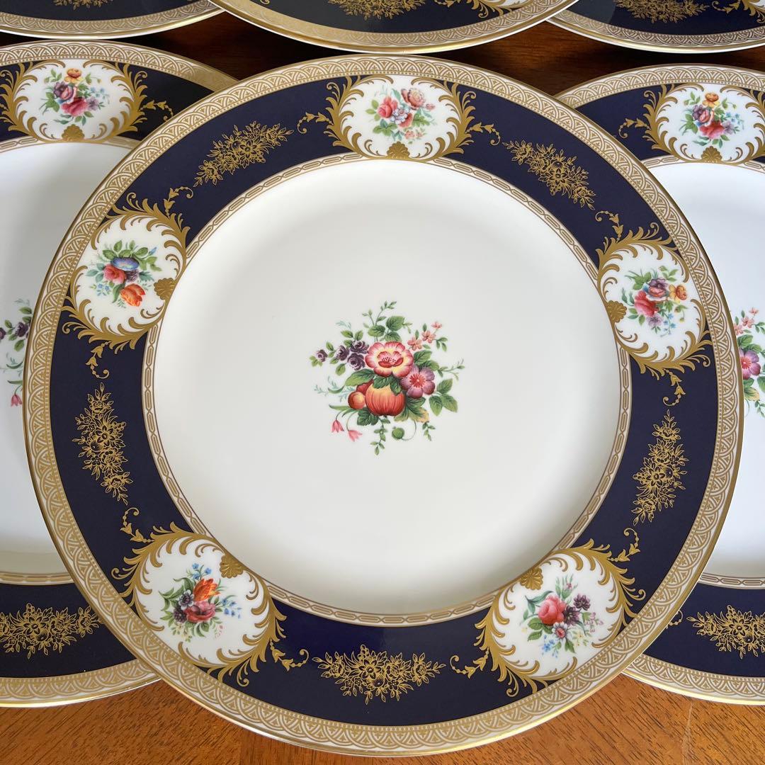 【希少品】英国製　ウェッジウッド★グロブナーガーデン★ディナー皿　6枚