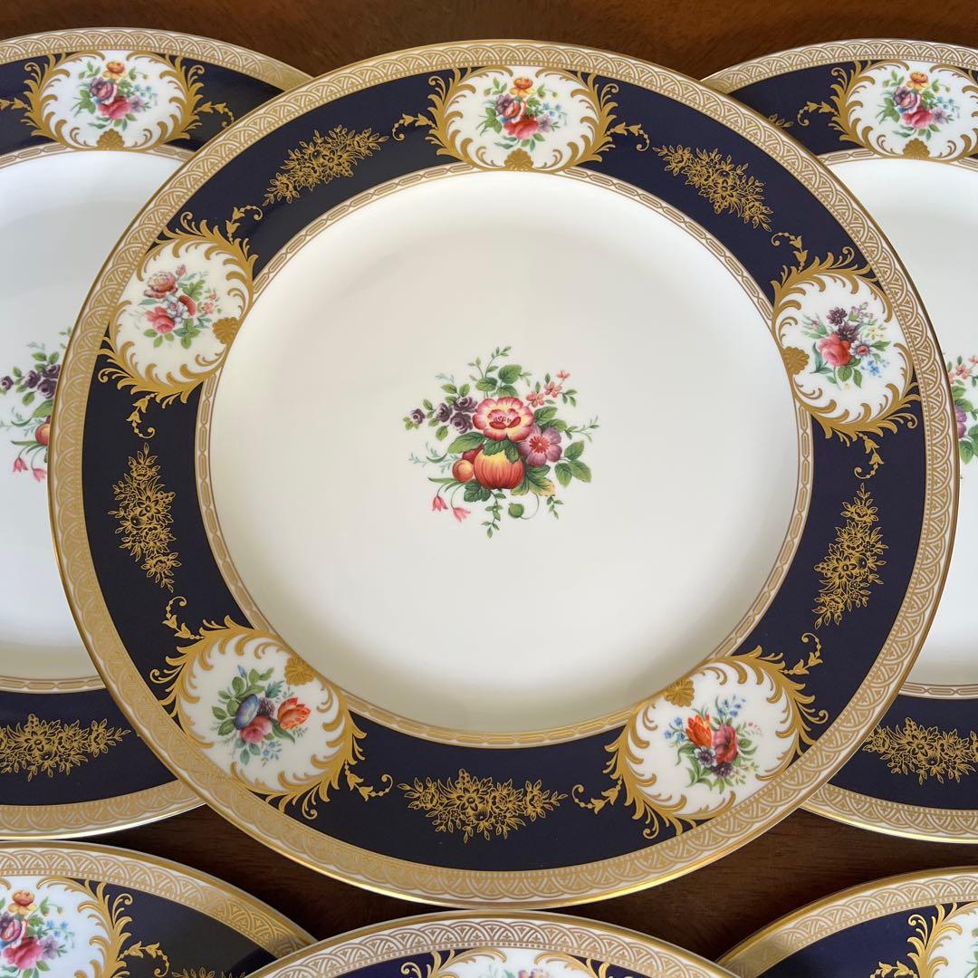 【希少品】英国製　ウェッジウッド★グロブナーガーデン★ディナー皿　6枚