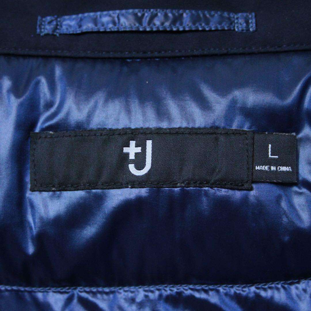 UNIQLO +J ハイブリッドダウンジャケット ネイビー L ジルサンダー