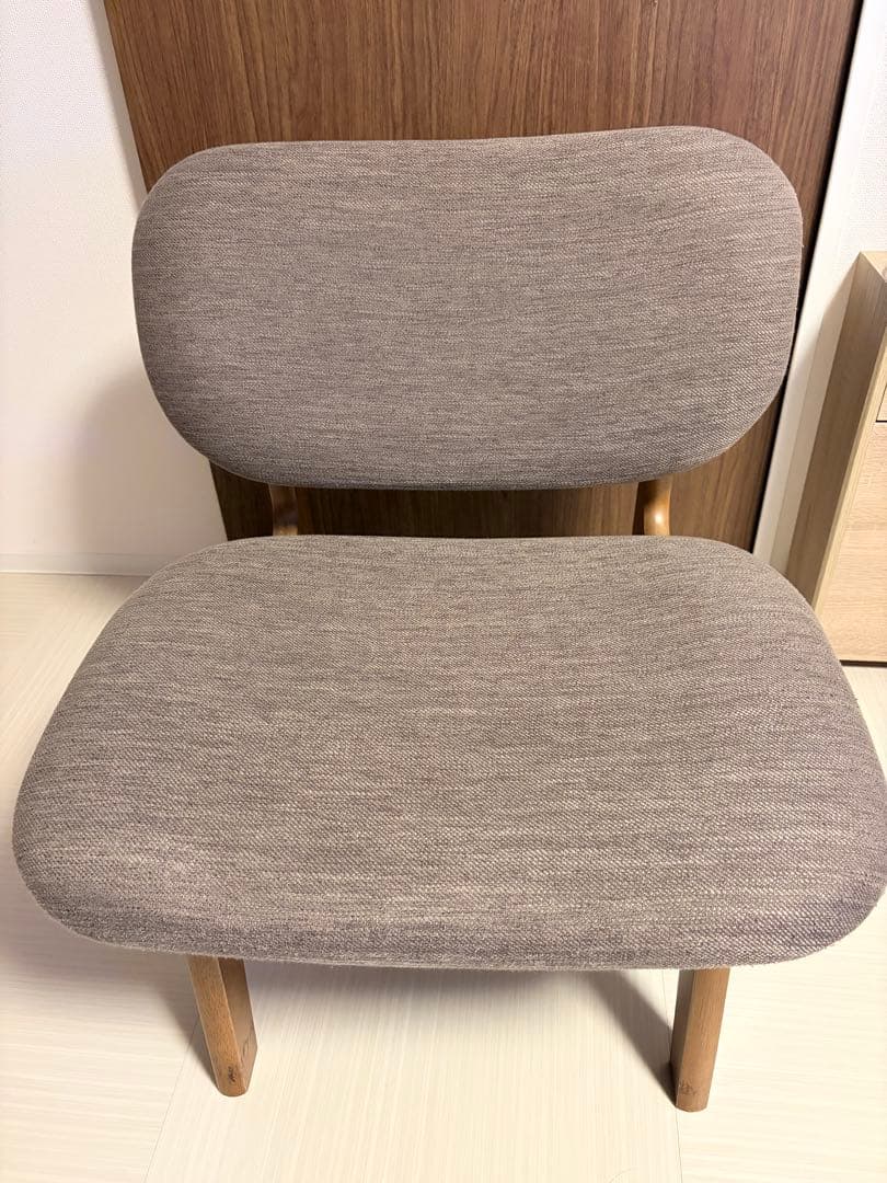 ニトリ　リラックスワイド　チェア　ブラウン 一脚