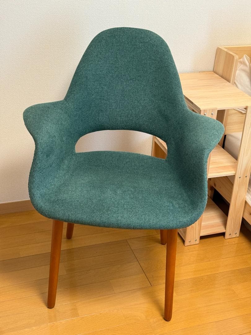 NOCE アーム付チェア DC594V（ダークグリーン）