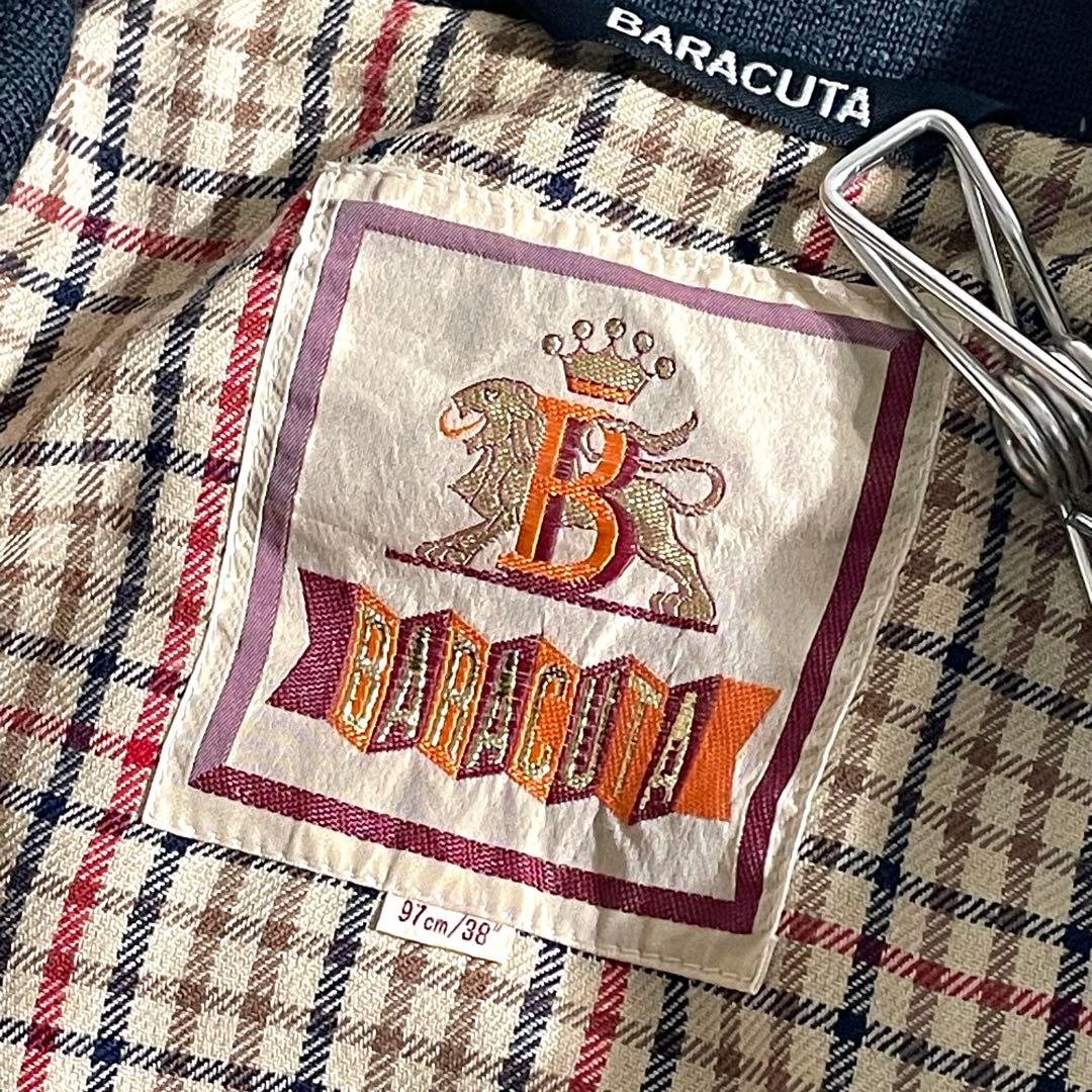 バラクータ　Ｇ９　スイングトップ　ハリントンジャケット　ネイビー　チェック裏地