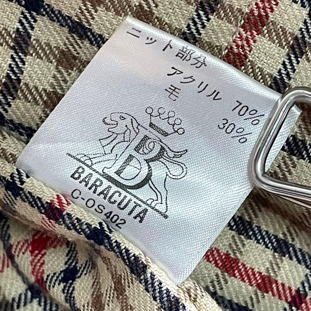 バラクータ　Ｇ９　スイングトップ　ハリントンジャケット　ネイビー　チェック裏地