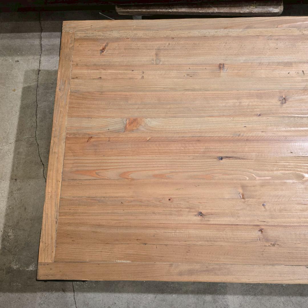 i+ UPTOWN リフティング テーブル 昇降式 無垢材 ヴィンテージ調