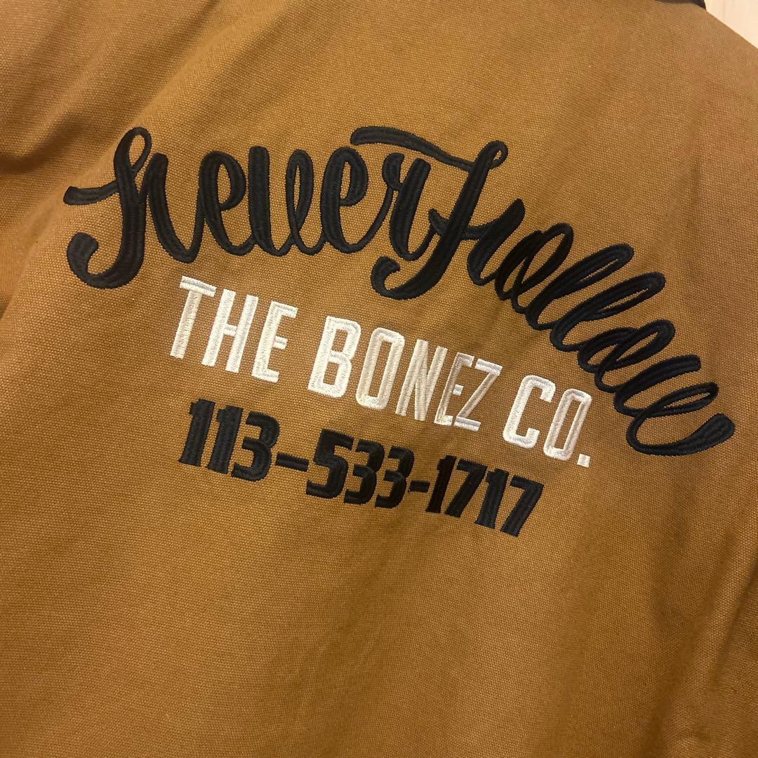 The BONEZ DUCK JACKET Brown XL 試着のみ