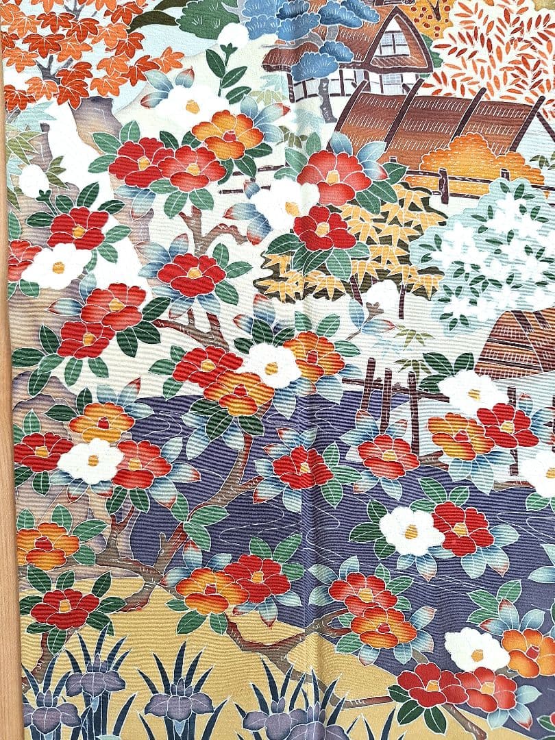 着物リメイクワンピース3648