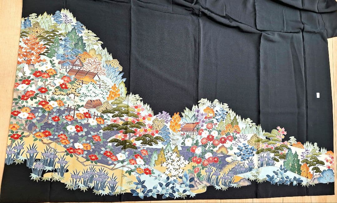 着物リメイクワンピース3648