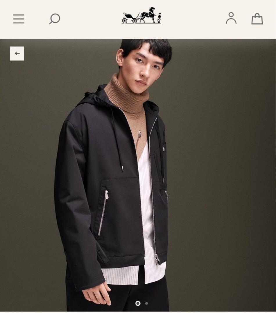 【専用】エルメスネックウォーマー＆Tシャツ　クロスボディ　ネイビー　紺　マリン