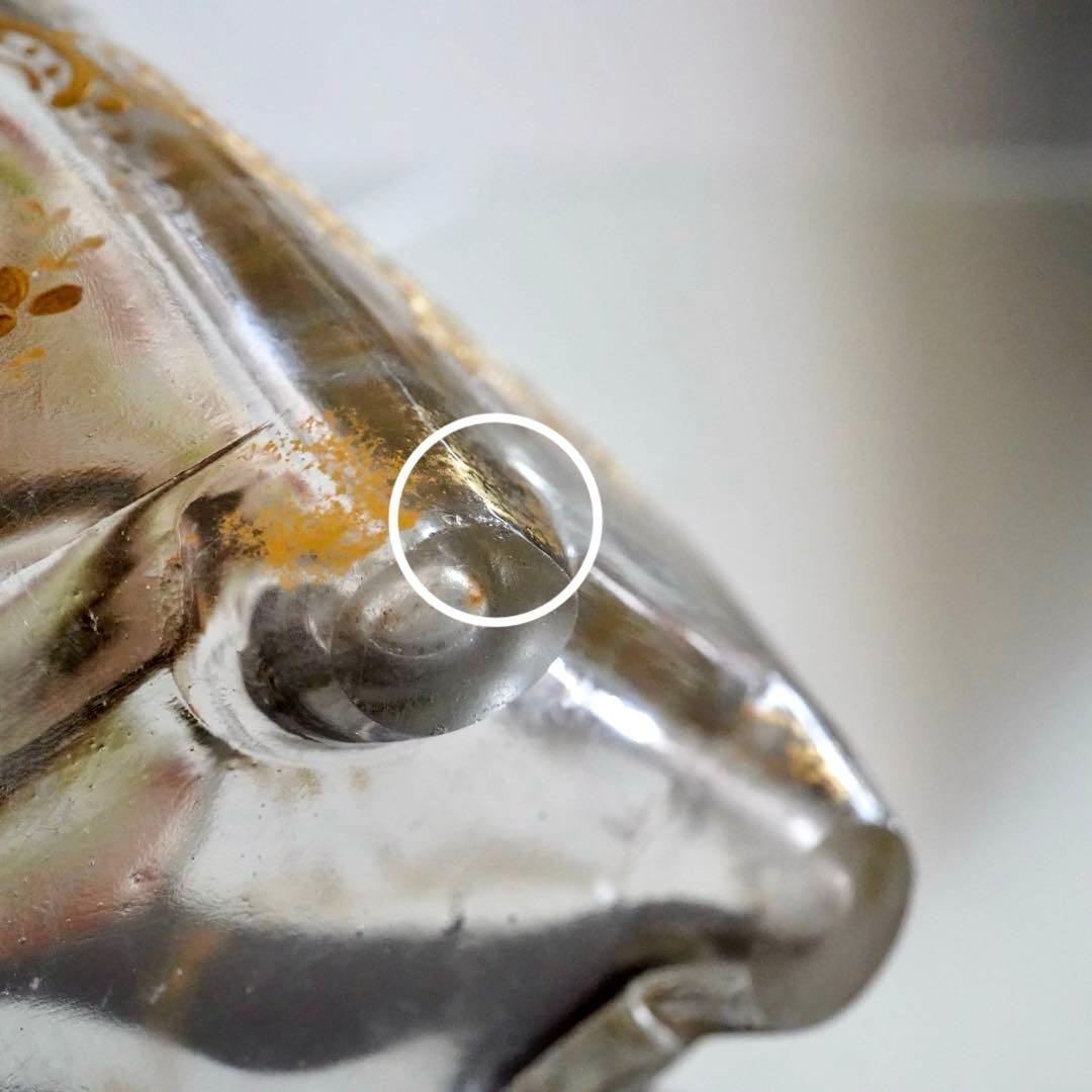 希少★金彩オールドバカラBACCARATルイ15様式★脚付花器ジャルディニエール