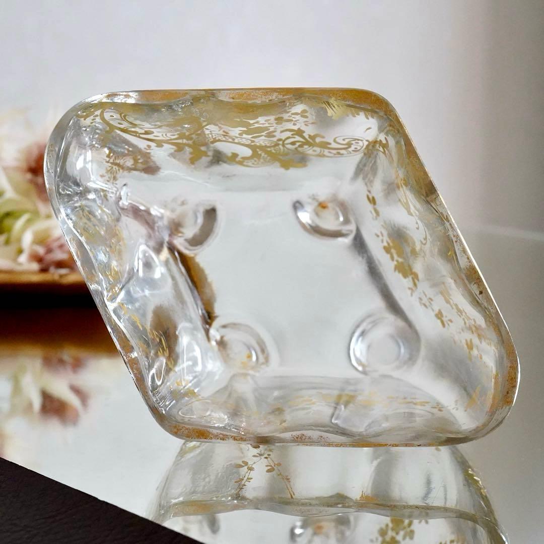 希少★金彩オールドバカラBACCARATルイ15様式★脚付花器ジャルディニエール