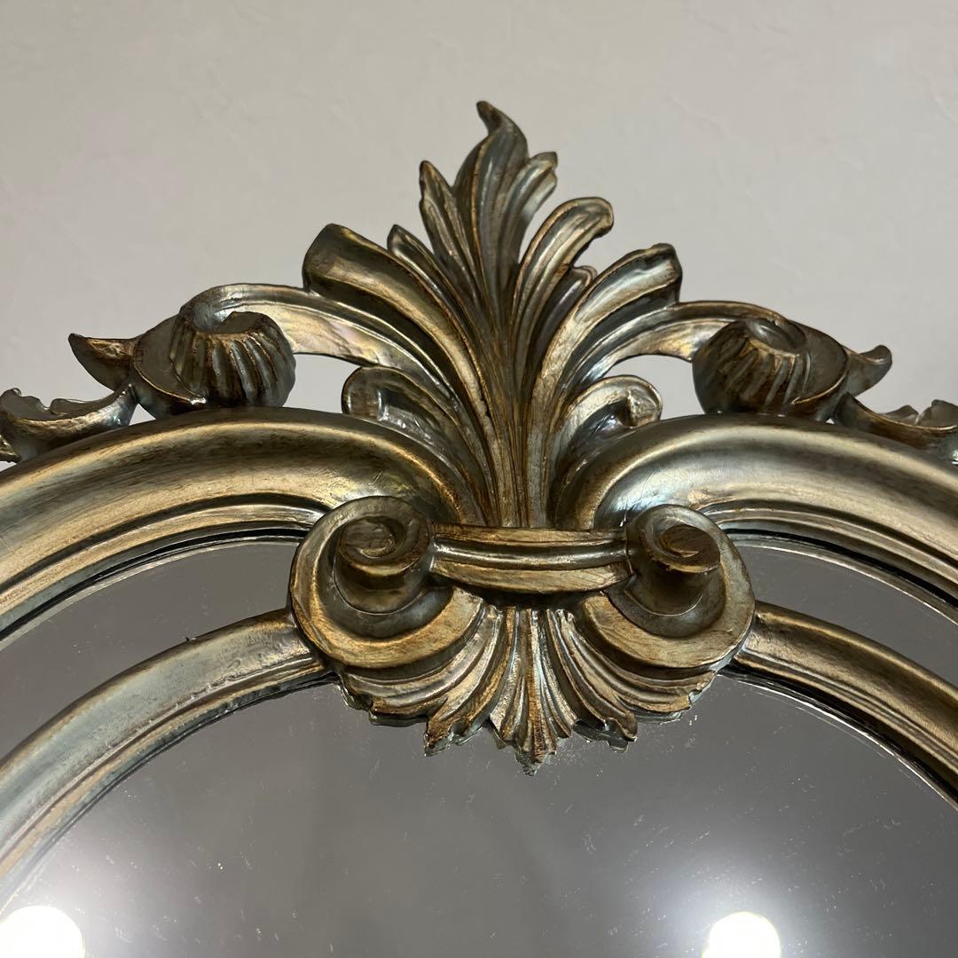 アンティーク　壁掛けミラー　鏡