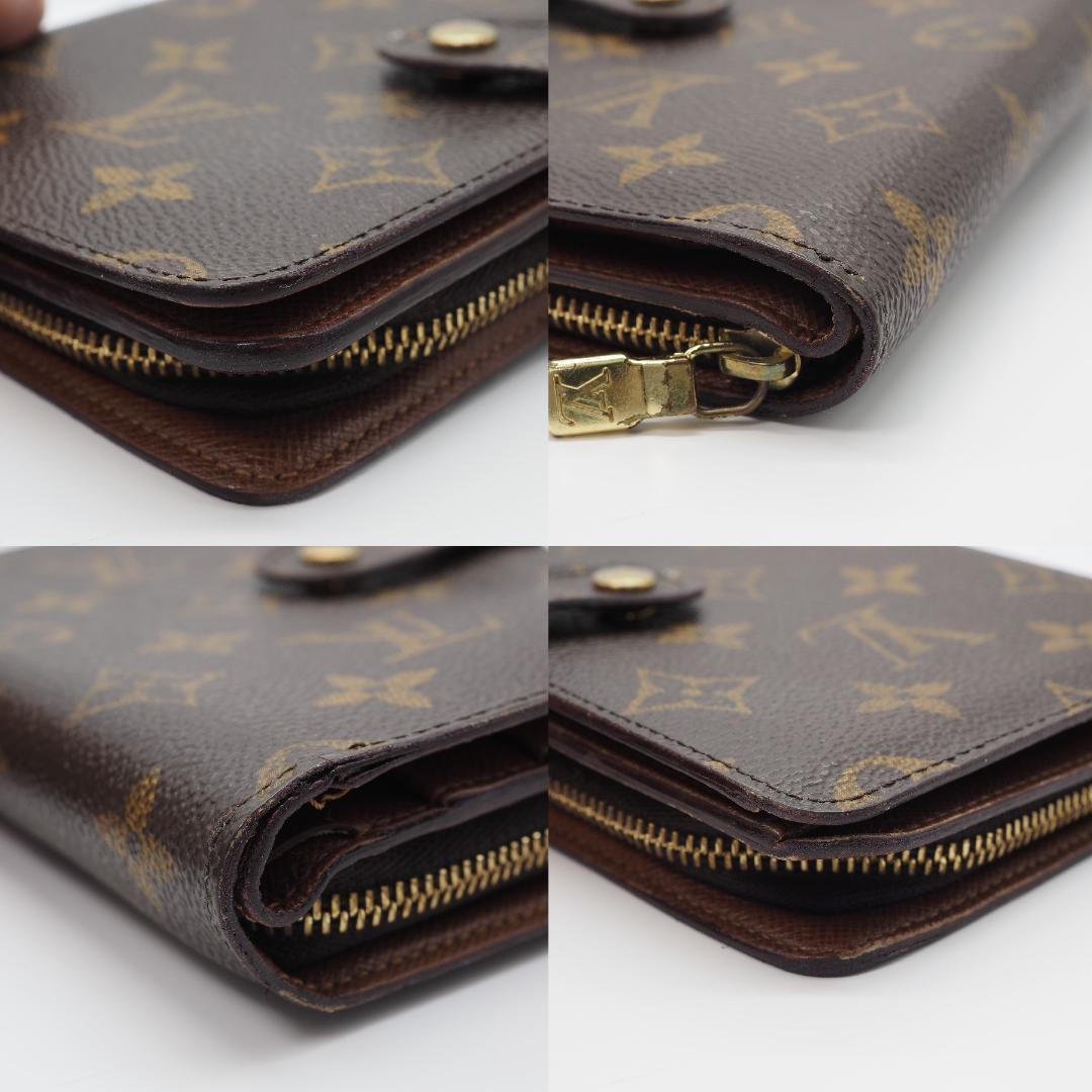 Louis Vuitton モノグラム ポルトパピエ ジップ 二つ折り財布