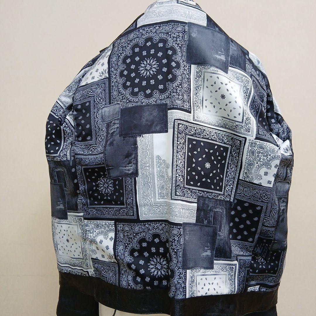 オブザネイジュスタイル襟付シングルライダースジャケット、ロンジャン、シドジャン。