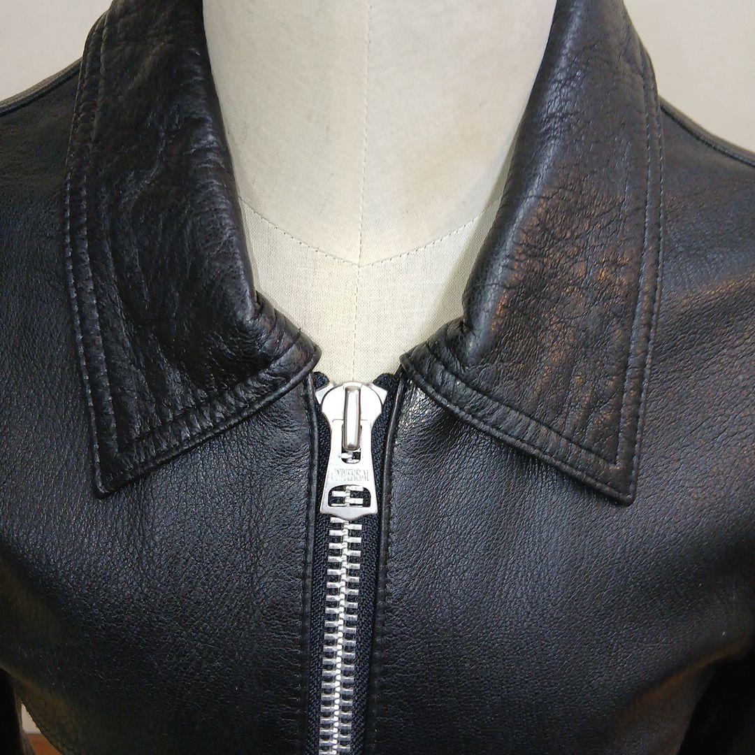 オブザネイジュスタイル襟付シングルライダースジャケット、ロンジャン、シドジャン。