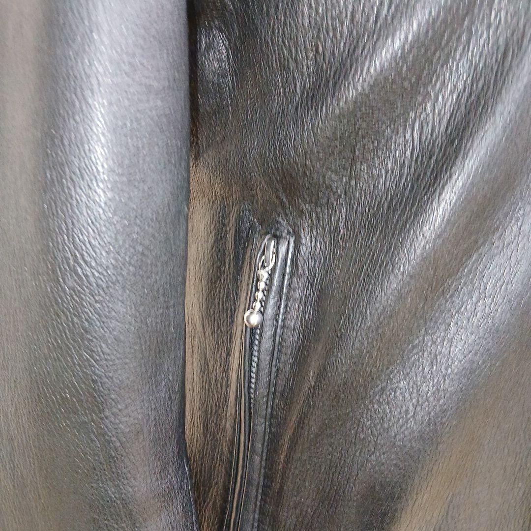 オブザネイジュスタイル襟付シングルライダースジャケット、ロンジャン、シドジャン。