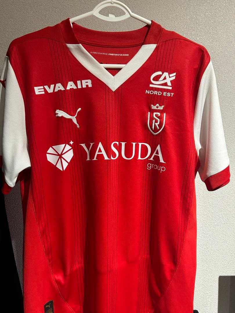 スタッド・ランス オーセンティックユニフォーム 伊東純也選手直筆サイン入り