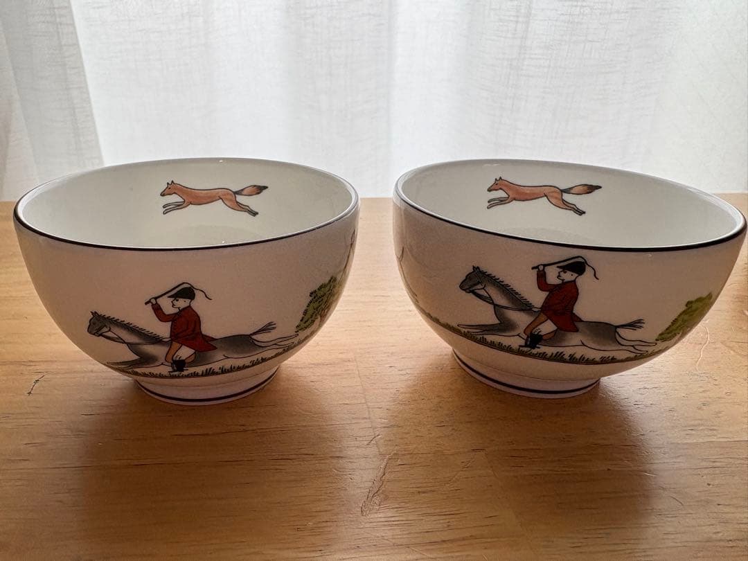 お値下げ！ウェッジウッド・ハンティングシーンシ　ジャパニーズタイプティーカップ