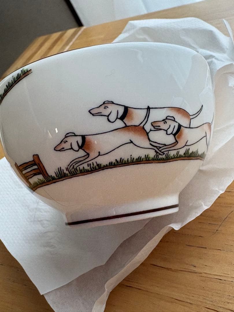 お値下げ！ウェッジウッド・ハンティングシーンシ　ジャパニーズタイプティーカップ