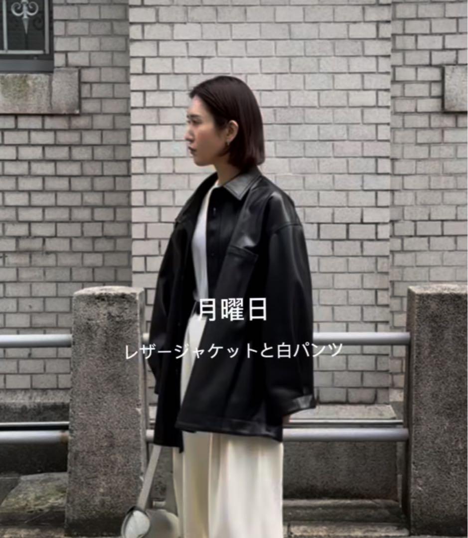 完売品　soyy.黒 レザージャケット