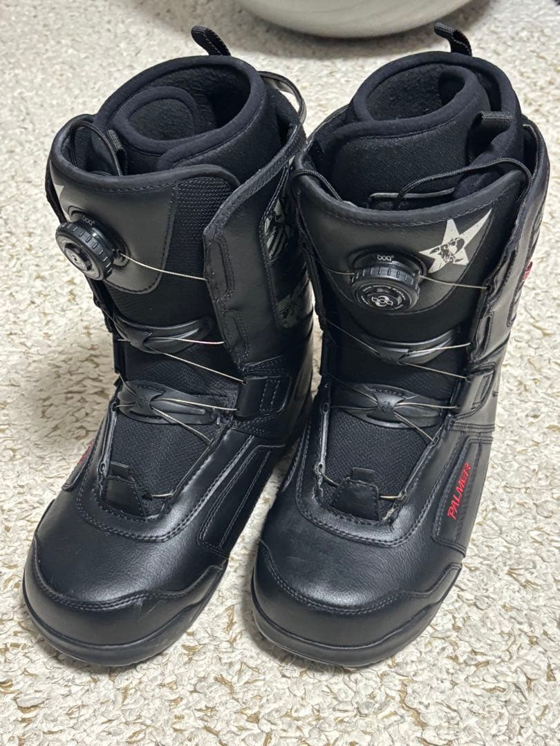 Palmer スノーボードブーツ 黒 ボアシステム付き