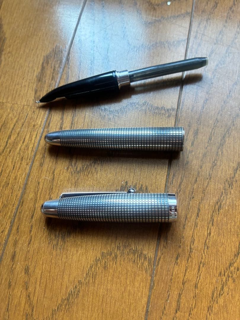 PILOT（パイロット）万年筆 シルバーン 格子