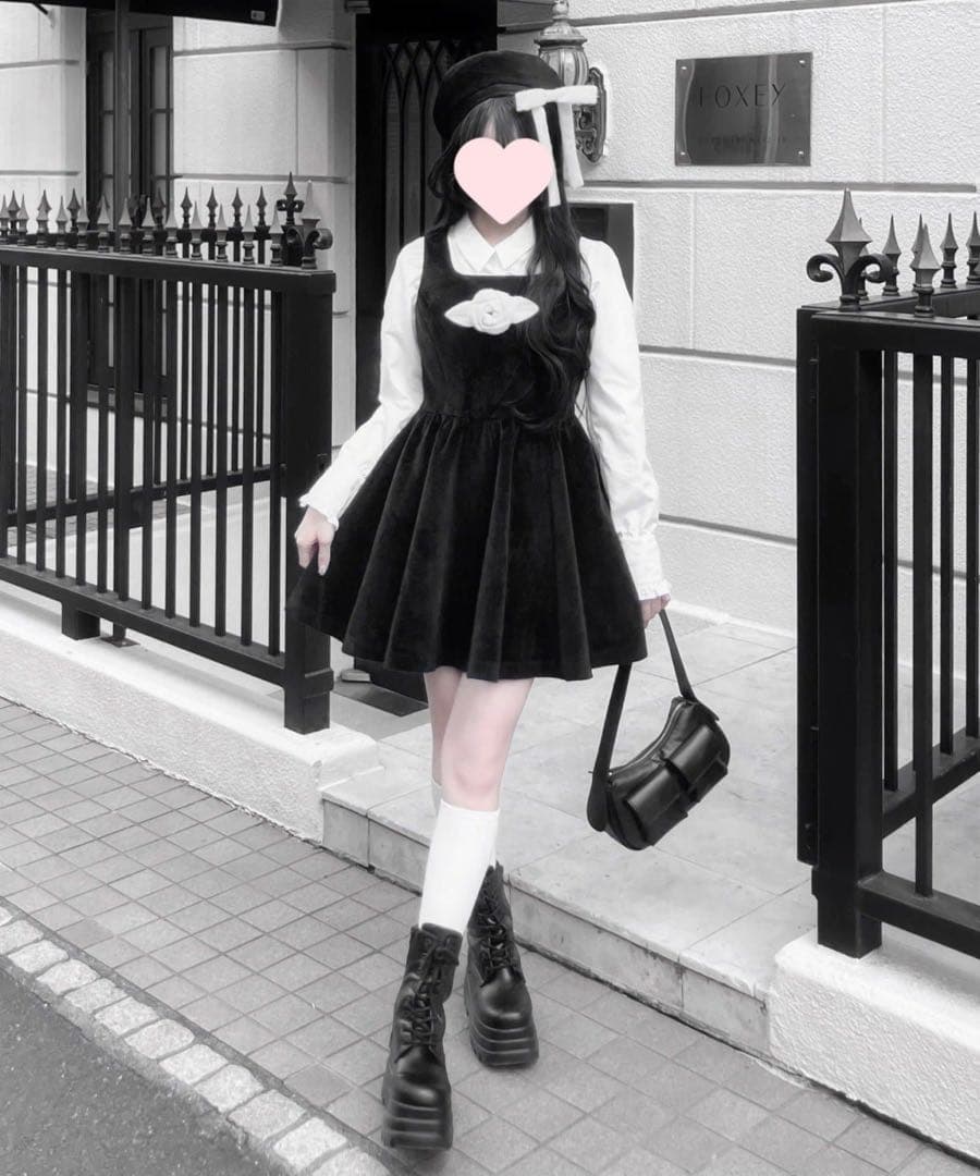 OLIVEdesOLIVE miko ジャケット ワンピース ブラック セット