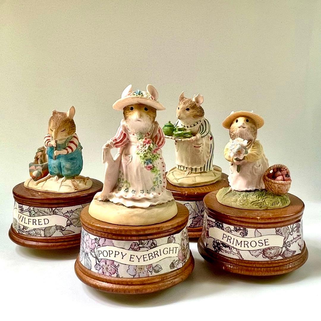 ブランブリーヘッジ ・ボーダーファインアーツ　オルゴール【Poppy】他3点