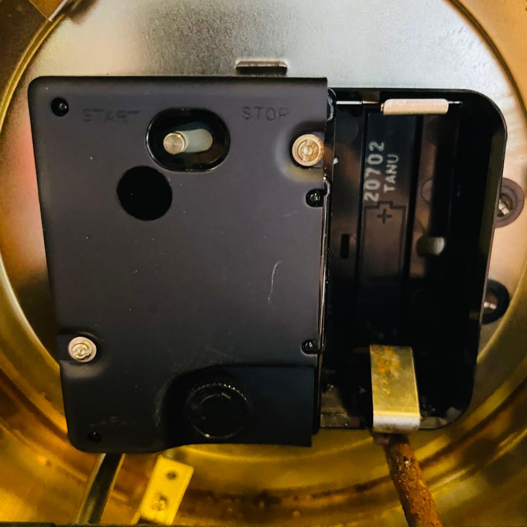 元箱付 SEIKO セイコー 置時計 QW416G ネイビー 薔薇 高級 豪華