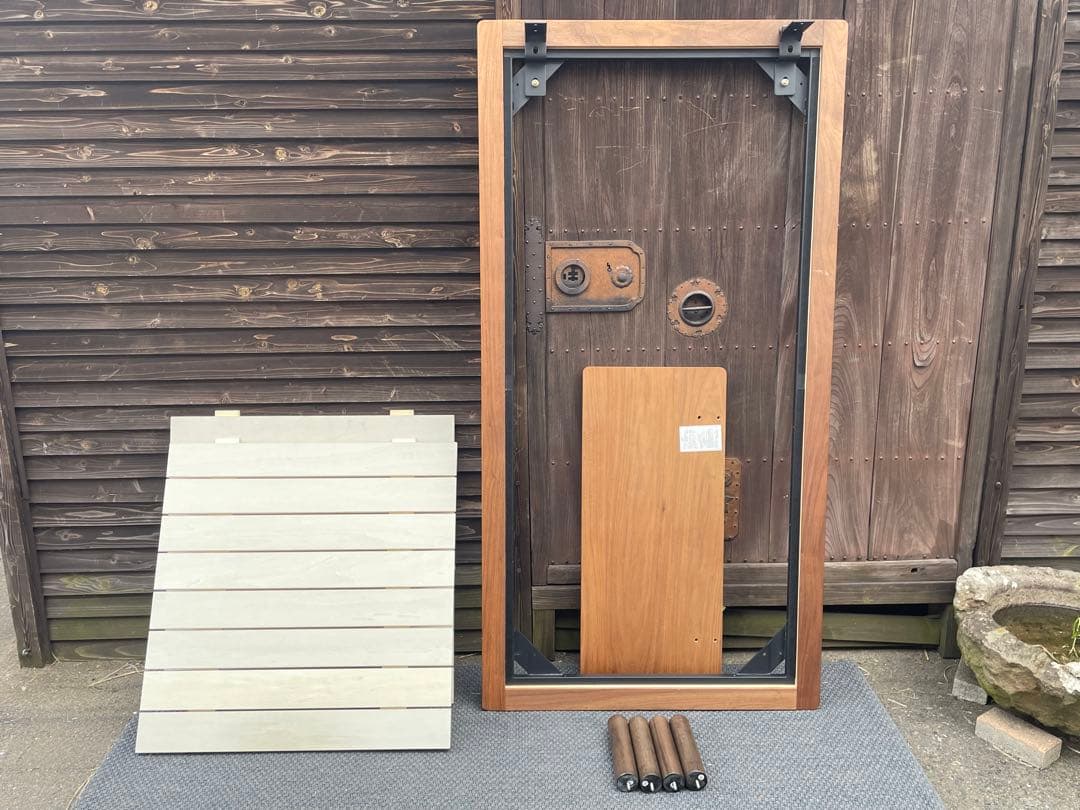 無印良品　木製ベッドフレーム　シングル　ウォールナット材　仙台　宮城