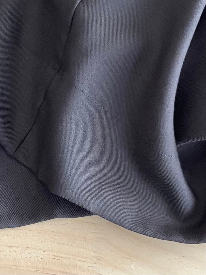 タグあり極美品 MIDIUMISOLID 洗える ワンピース ベルト ポンチョ