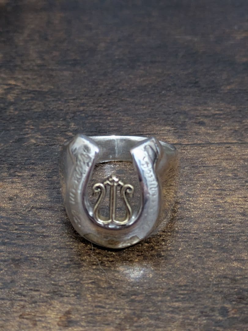 【美品】galcia ガルシア ホースシューリング　指輪　シルバーリング