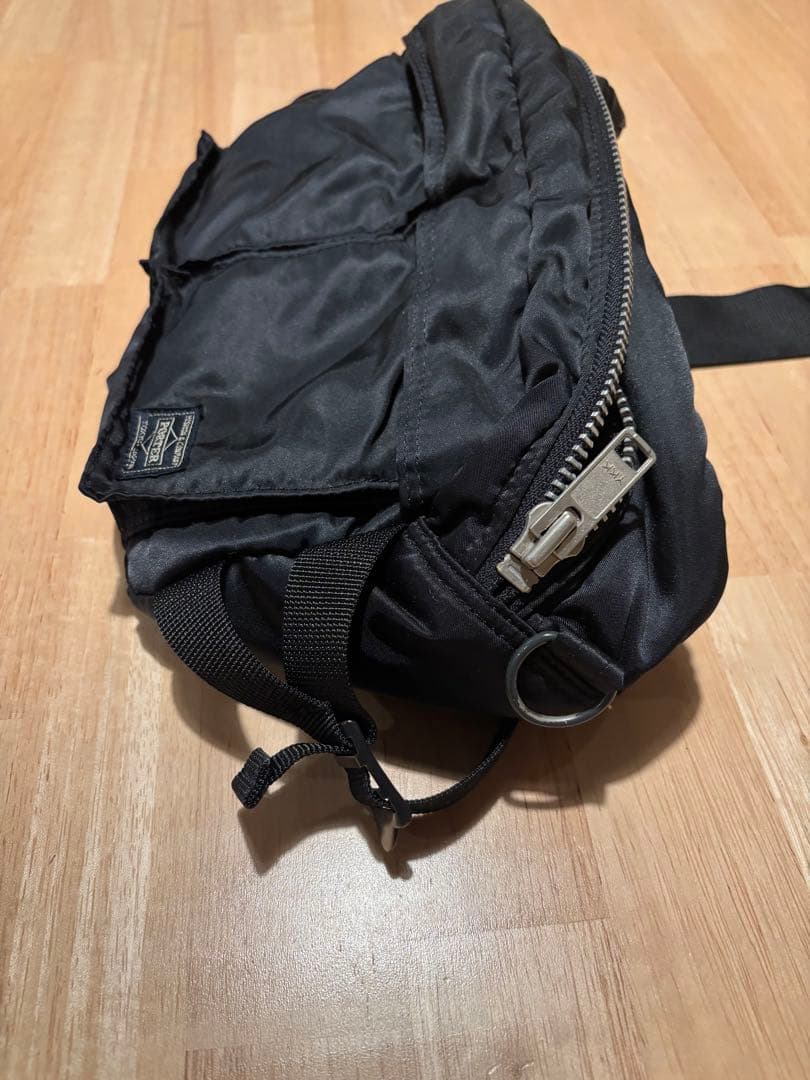 ポーターPORTER タンカー　ウエストバッグ　ボディバッグ　ブラック