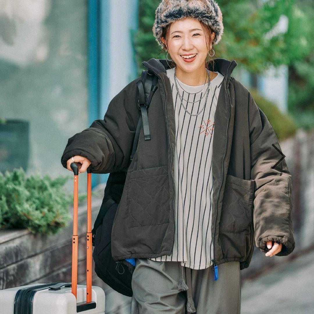 cafe. Misayoミリアウター　niko and...ニコアンド