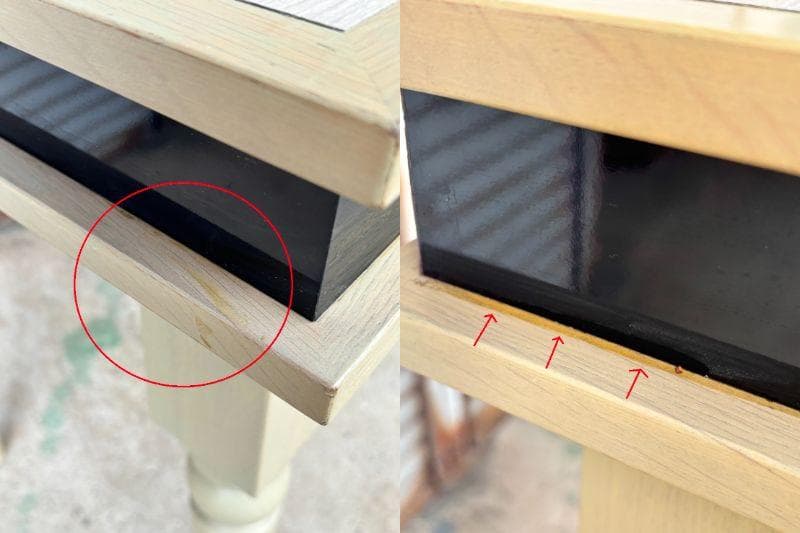 ☆送料無料☆ 造作家具 / ダイニングテーブル / ハイチェア用 / 照明付