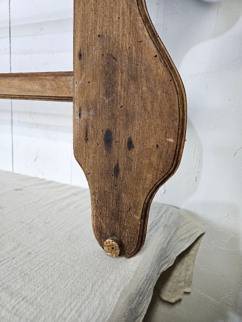 フランスアンティーク ウォールシェルフ 飾り棚 壁掛け ラック 陳列 木製