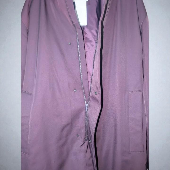 UNIQLO C パフテックハーフコート M ワイン 新品タグ付き