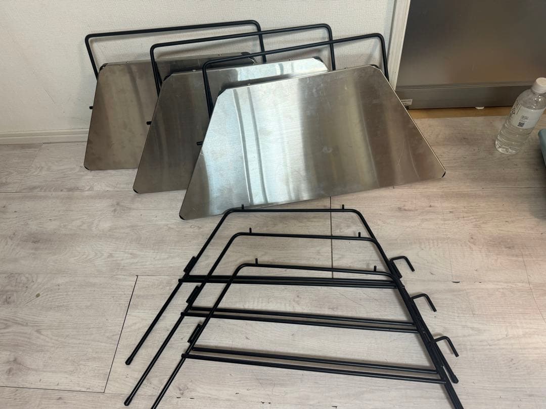 焚き火 テーブル ウッドトップ　HangOut ステンレストップ　3個セット