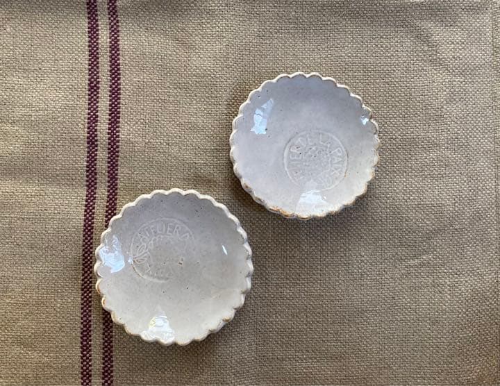 鹿児島睦・小皿2枚