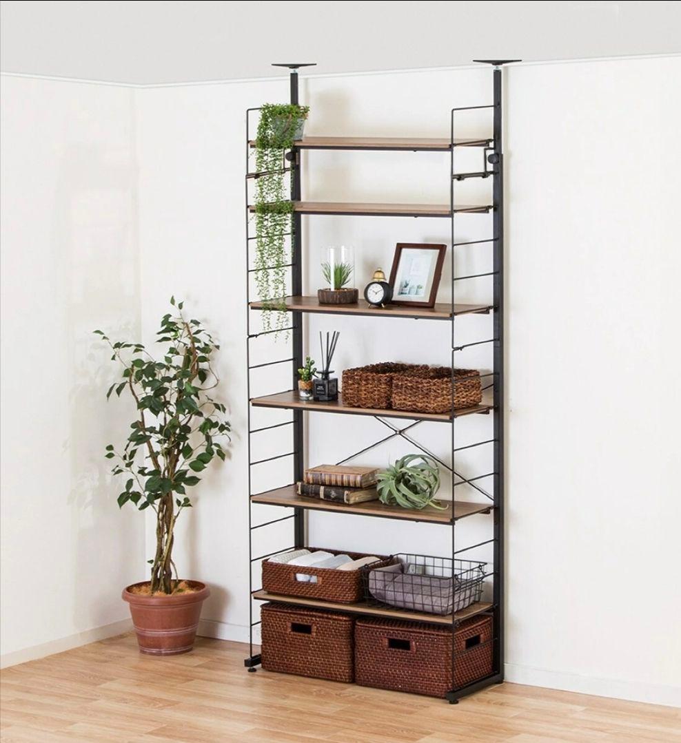 ニトリ　Nポルダ　ディープ　80cm ミドルブラウン