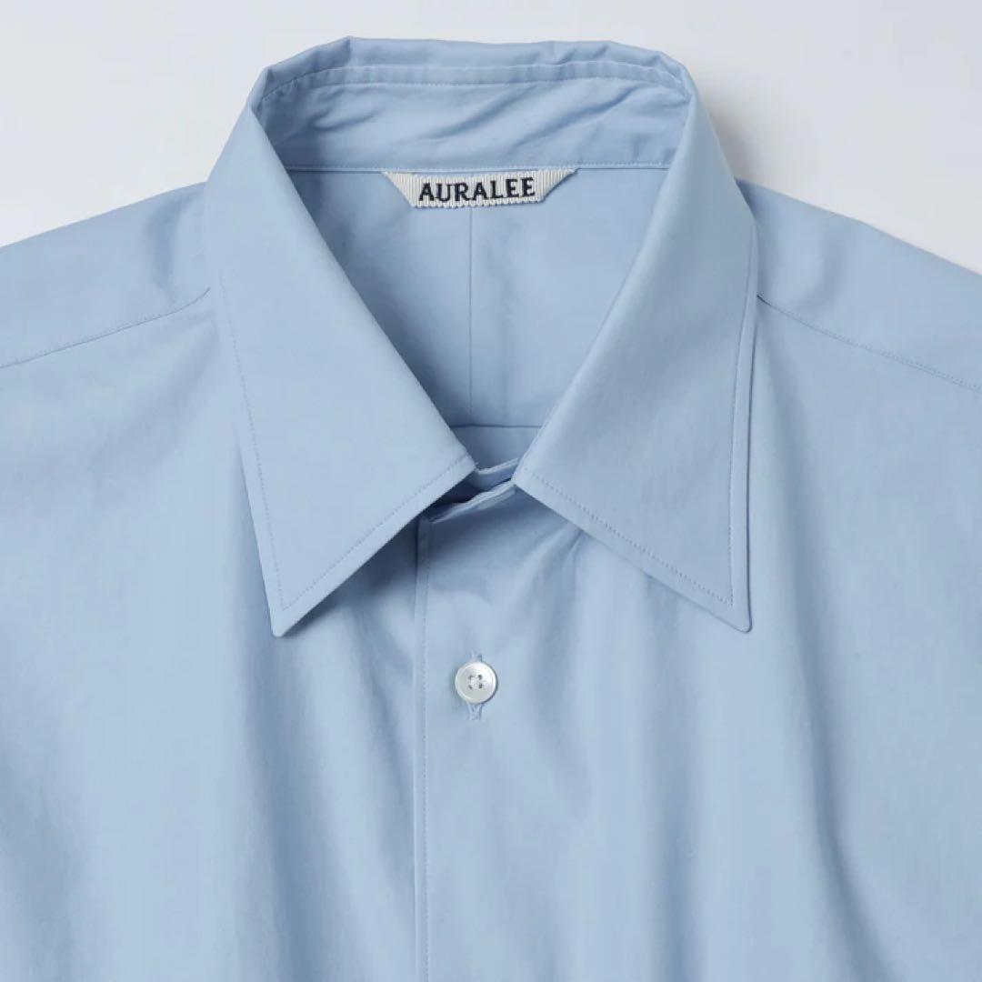 AURALEE/オーラリーWASHED FINX TWILL SHIRTサイズ5