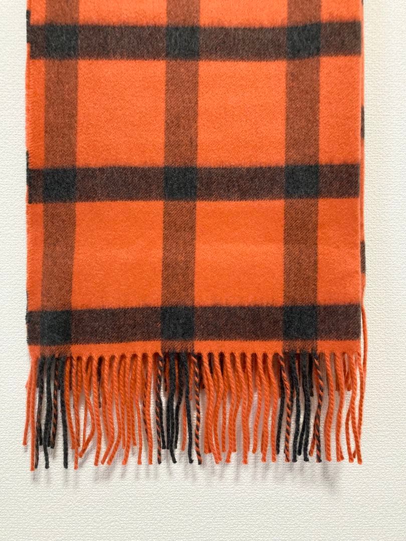 美品★カシミヤ100% ストール チェックUNITED ARROWS¥29700