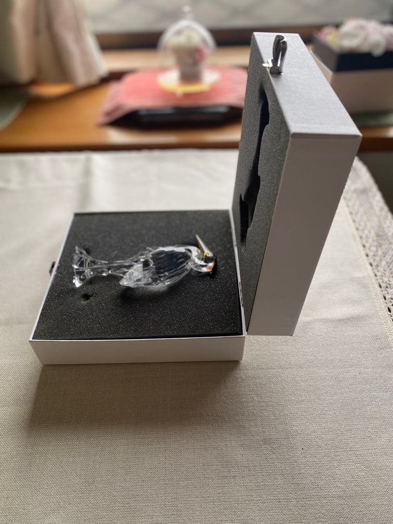 スワロフスキー　鷺（サギ）Silver heron
