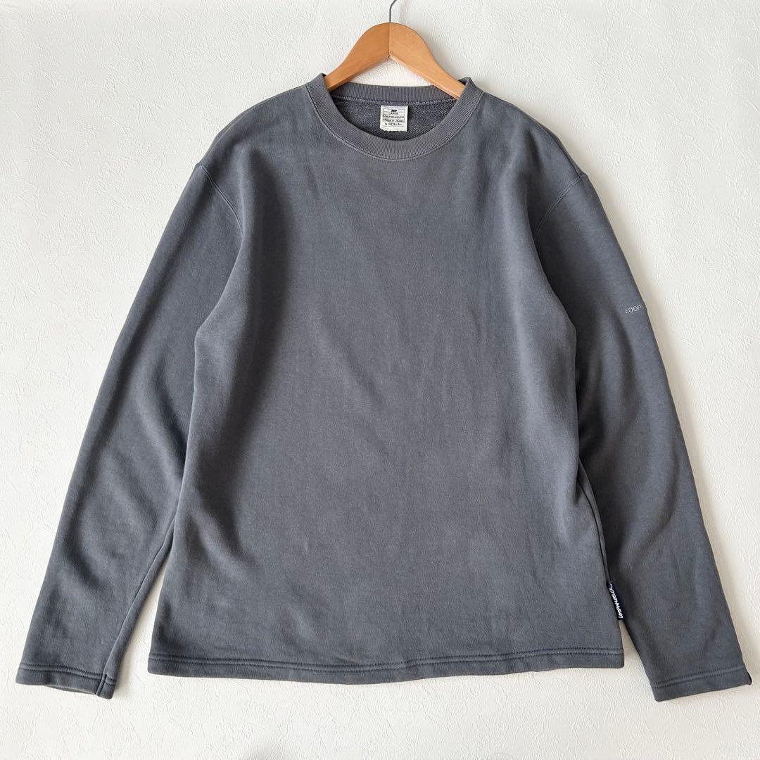 LOOPWHEELER ループウィラー クルーネックスウェット グレー L