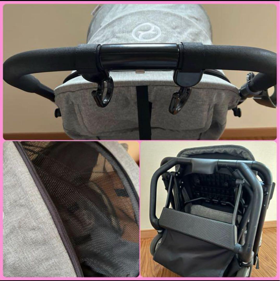 サイベックス⭐︎イージーS⭐︎ベビーカー⭐︎Cybex マンハッタングレー